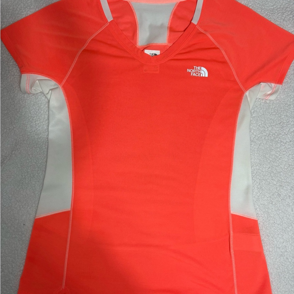 The North Face Neon Yellow and Bright Orange Active Tops - Picture 6 of 7